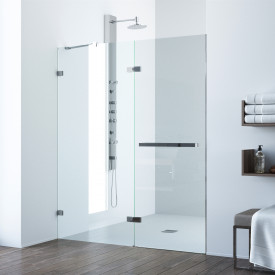 VIGO Nyos Adjustable Frameless Shower Door