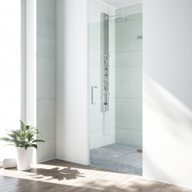VIGO Soho Adjustable Frameless Shower Door