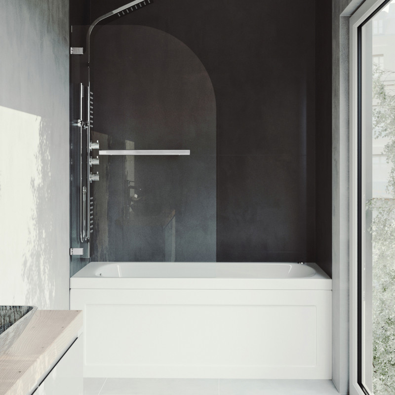 Vigo Orion Bathtub Door, Curved Bathtub Shower Doors